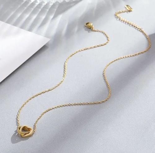 Halskette edelstahl gold - edelstahl,