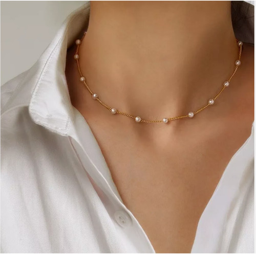 Damen halskette perlenkette - damen,
