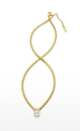 Schlangenkette halskette mit - schlangenkette,