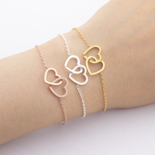Edelstahl herz damen armband - damen,