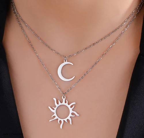 Damen halskette sonne - damen,