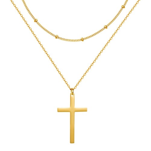 Damen halsketten set - damen, kreuz