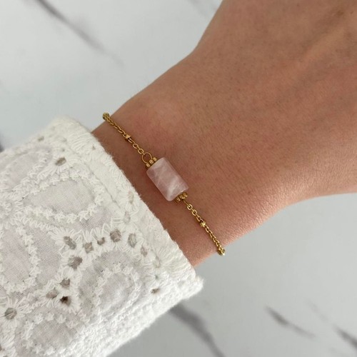 Armband vergoldet hellrosa