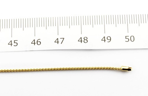 Halskette rundstrick 18kt - halskette,