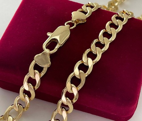 Luxus gold panzerkette 8mm - gold,